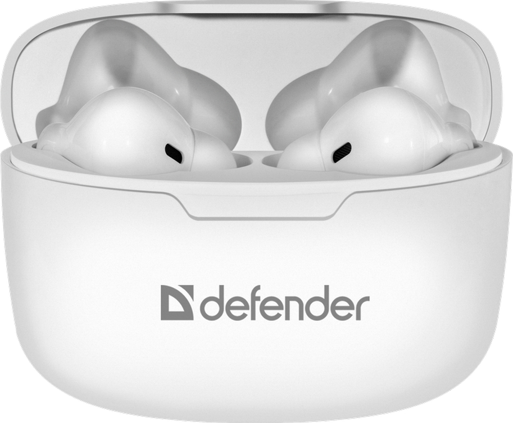 Наушники Defender Twins 903 Белый Беспроводные / Дом и Офис / Белый photo 1