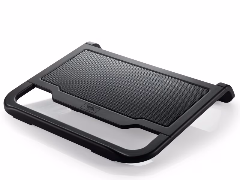 DEEPCOOL "N200", Notebook Cooling Pad up to 15.6", 1 fan - 120mm, 1000rpm, <22.7dBA, 42.4CFM, big area aluminum mesh, Black 
