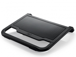 DEEPCOOL "N200", Notebook Cooling Pad up to 15.6", 1 fan - 120mm, 1000rpm, <22.7dBA, 42.4CFM, big area aluminum mesh, Black thumbnav 1