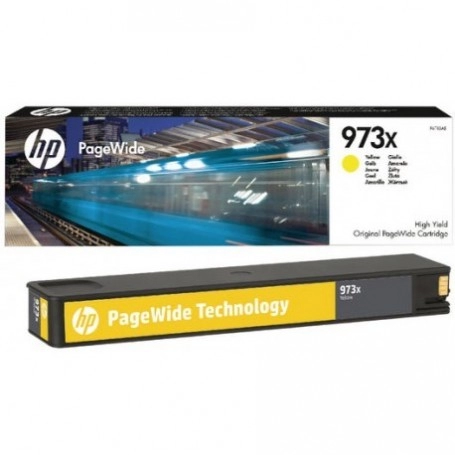 HP 973X (F6T83AE) High Yield Yellow Original PageWide Cartridge for HP PageWide Pro 452dw HP PageWide Pro 477dw, 7000 p.