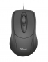 Trust Ziva Optical Mouse, 1200 dpi, 3 button, Rubber top layer for comfortable grip, USB, Black thumbnav 1