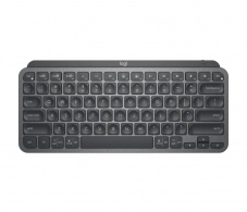 Logitech Wireless MX Keys Mini Minimalis Illuminated Keyboard, Logitech Unifying 2.4GHz wireless technology, Bluetooth Low Energy, Rechargeable with USB type C, Graphite - RUS
