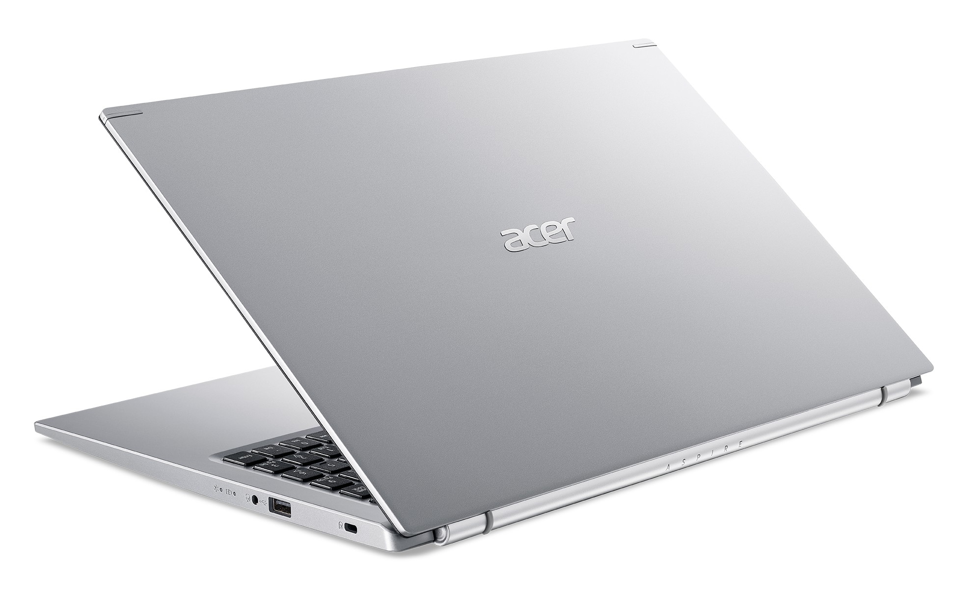 ACER Aspire A515-56G Pure Silver (NX.AT2EU.008) 15.6" IPS FHD (Intel Core i5-1135G7 4xCore 2.4-4.2GHz, 16Gb (2x8) DDR4 RAM, 512GB PCIe NVMe SSD+HDD Kit, GeForce MX450 2Gb GDDR6, WiFi6-AX/BT 5.1, Backlit, 3cell, HD webcam, RU/UA, No OS, 1.7kg) photo 2