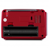 Boxa portabila SVEN SRP-150, Red / 3W / Bluetooth / FM/AM/SW Radio / USB / microSD thumbnav 5