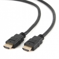 Cable HDMI - 1m - Cablexpert CC-HDMI4L-1M ”Select Series”, male-male, High speed HDMI cable with Ethernet, Supports 4K UHD resolutions at 60Hz, Gold plated connectors, Black thumbnav 1
