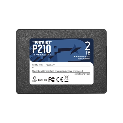 2,5” SSD Patriot P210 2.0TB photo 1 2,5” SSD Patriot P210 2.0TB photo 1