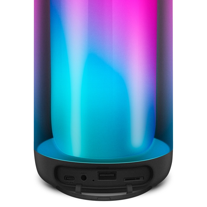 Boxe portabile Bluetooth SVEN PS-260 / 10W RMS / TWS / RGB 12 lighting modes with Night Light / FM tuner / USB & microSD / Black photo 6