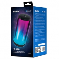 Boxe portabile Bluetooth SVEN PS-260 / 10W RMS / TWS / RGB 12 lighting modes with Night Light / FM tuner / USB & microSD / Black thumbnav 10