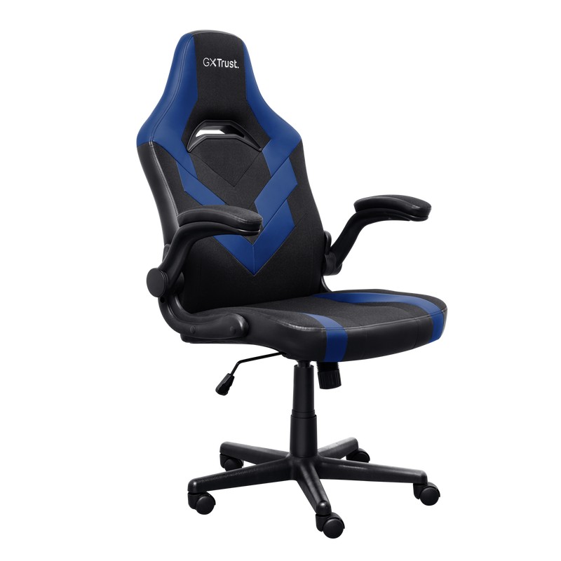 Игровое кресло Trust GXT 703W RIYE / 140kg / Black/Blue photo 2