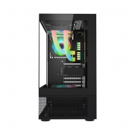 Carcasa Gaming 1STPLAYER Mi7-A / no PSU / Side-Window / 3x120mm / ATX / Black thumbnav 3