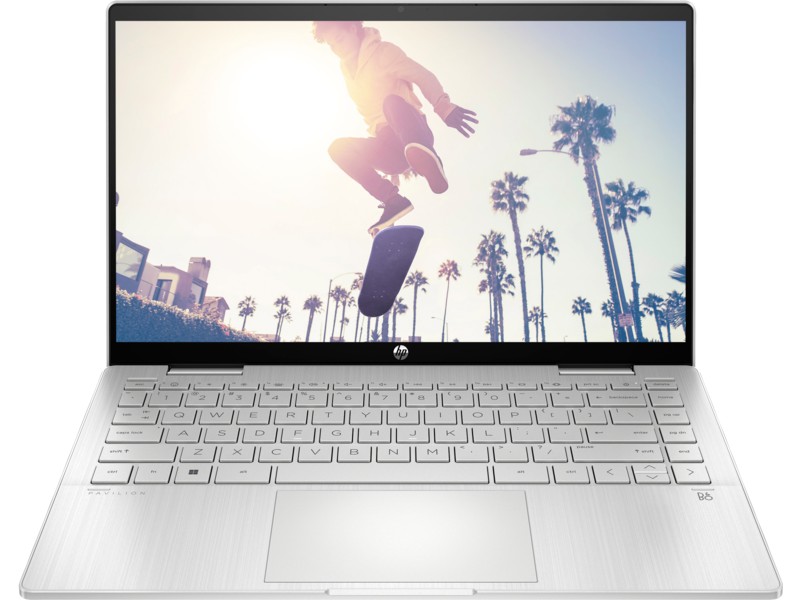 Laptop 14.0" HP Pavilion x360 (14-ek2005ci)/ Intel Core Ultra 5 120U/ 16GB/ 512GB SSD/ Natural Silver photo 1