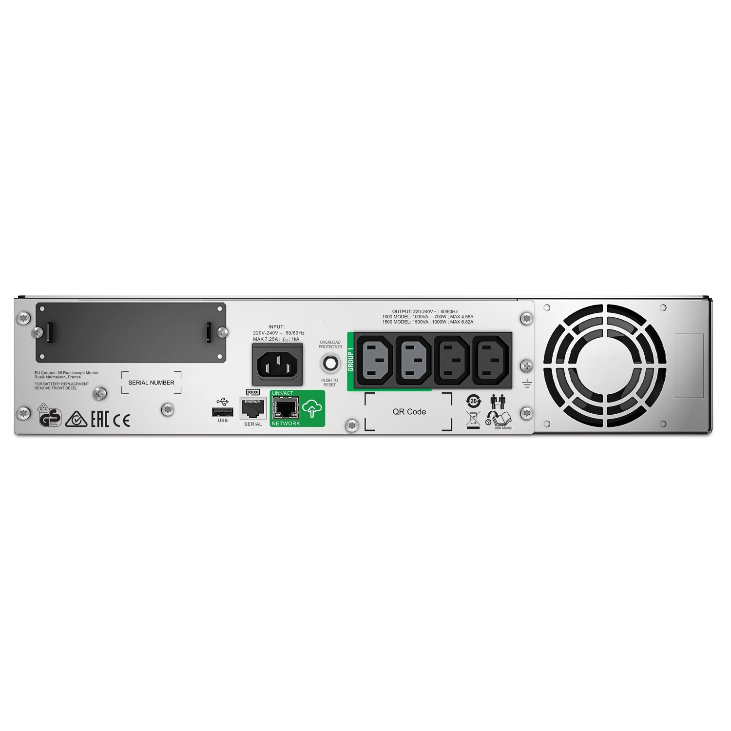 UPS APC Smart-UPS Line Interactive SMT1000RMI2UC / 1000VA/700W photo 3