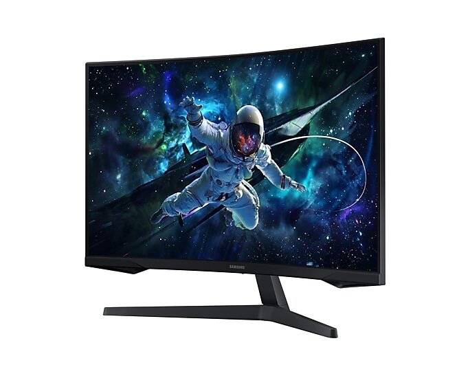 31.5” Monitor Gaming SAMSUNG Odyssey G5 G55C/ QHD/ Curved/ 165Hz/ 1ms/ Black photo 3