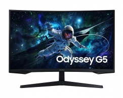 31.5” Monitor Gaming SAMSUNG Odyssey G5 G55C/ QHD/ Curved/ 165Hz/ 1ms/ Black thumbnav 1