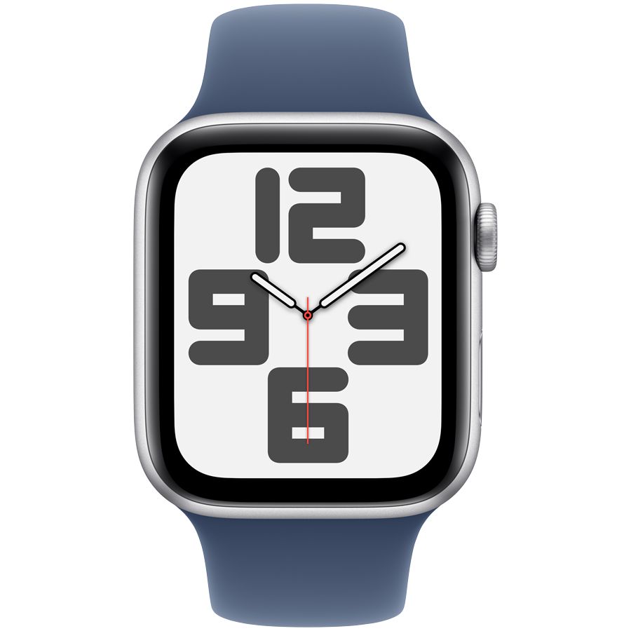 Smart watch Apple Watch SE 2024 GPS 40mm Silver Aluminium Case with Denim Sport Band - M/L (MXED3QI/A) 1 GB 1.57 photo 2