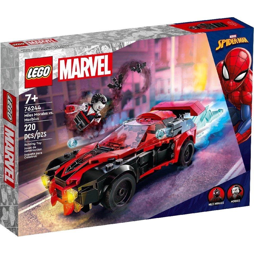 Lego Marvel 76244 Майлз Моралес против Морбиуса