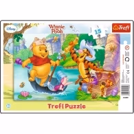 Trefl 31209 Puzzle 15 Frame Winnie The Pooh