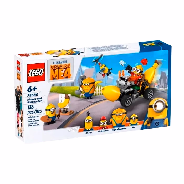 Lego Minions Миньоны и машина-банана 75580