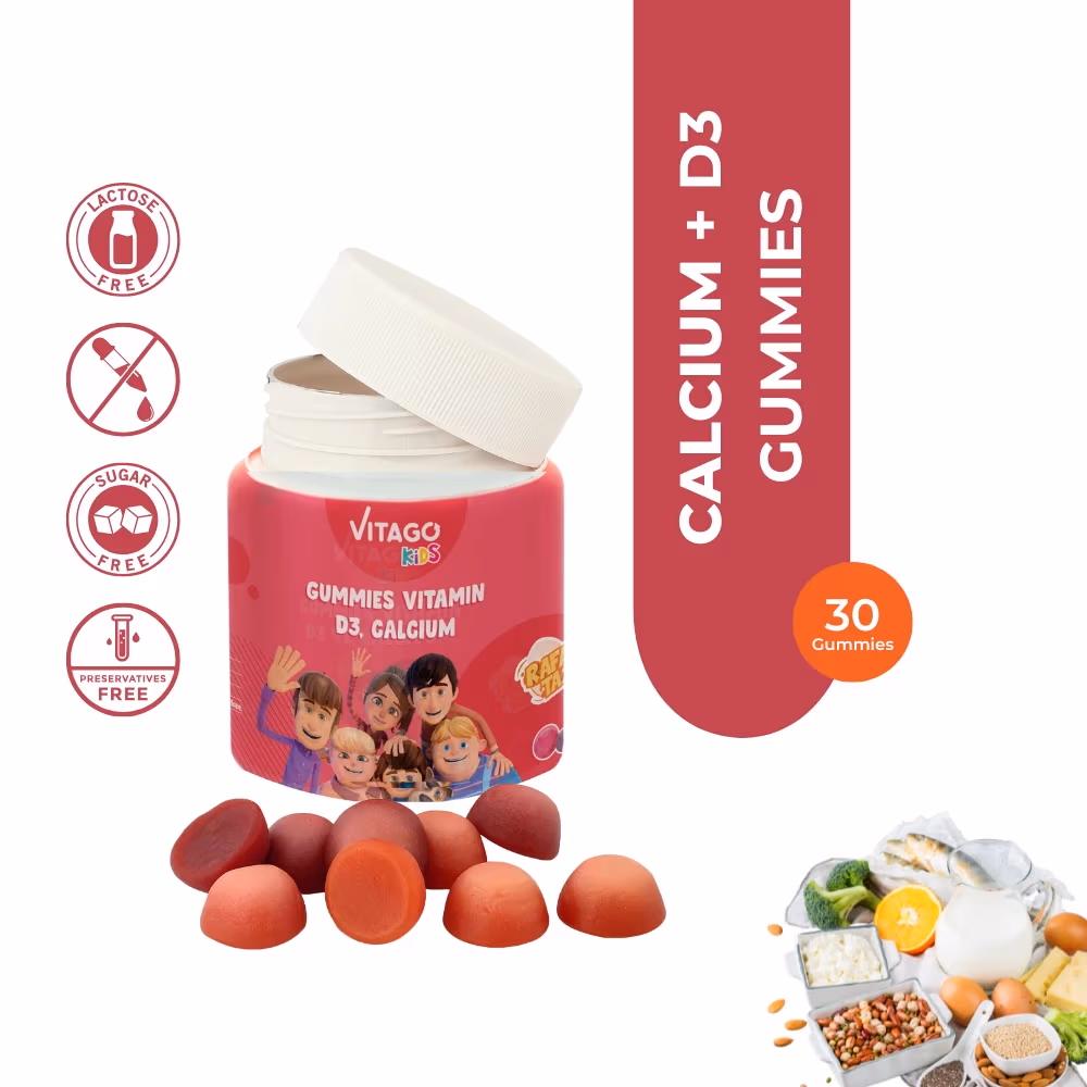 Витамин Vitago Kids Calcium+D3+Фосфор / 30 Желеек 