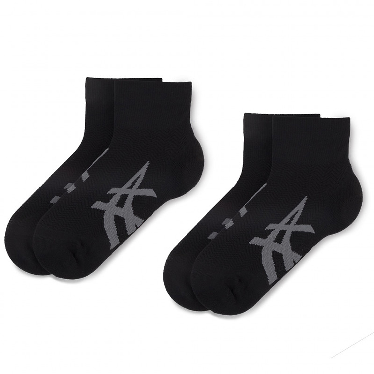 Sosete Unisex Asics 2PPK CUSHIONING SOCK PERFORMANCE I    Negru photo 4