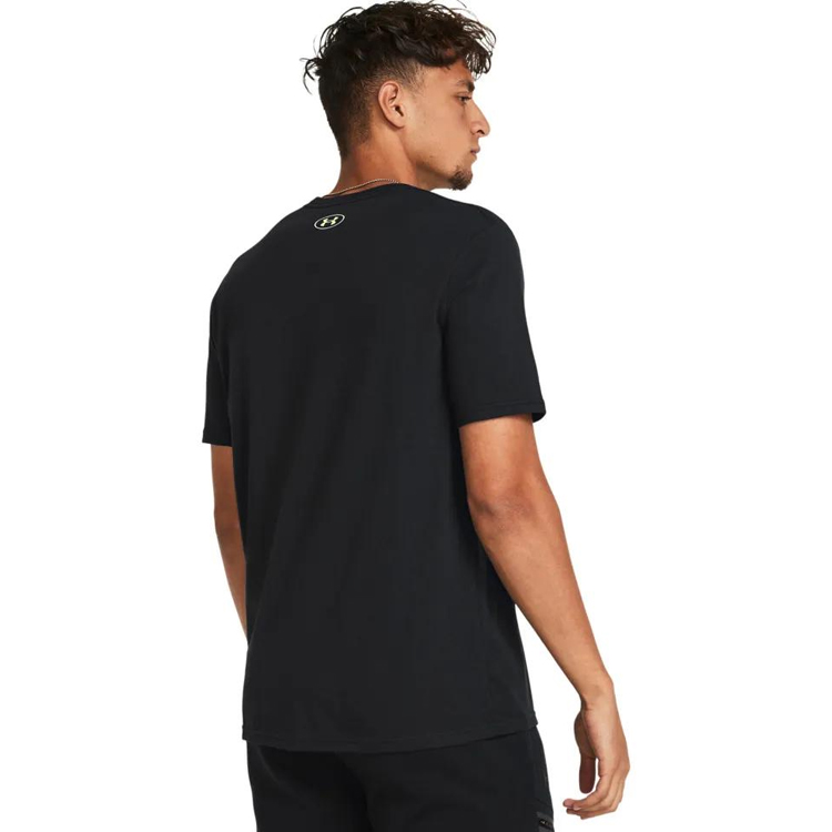 Tricou bărbătesc Under Armour UA BOXED SPORTSTYLE SS L Negru-galben photo 2