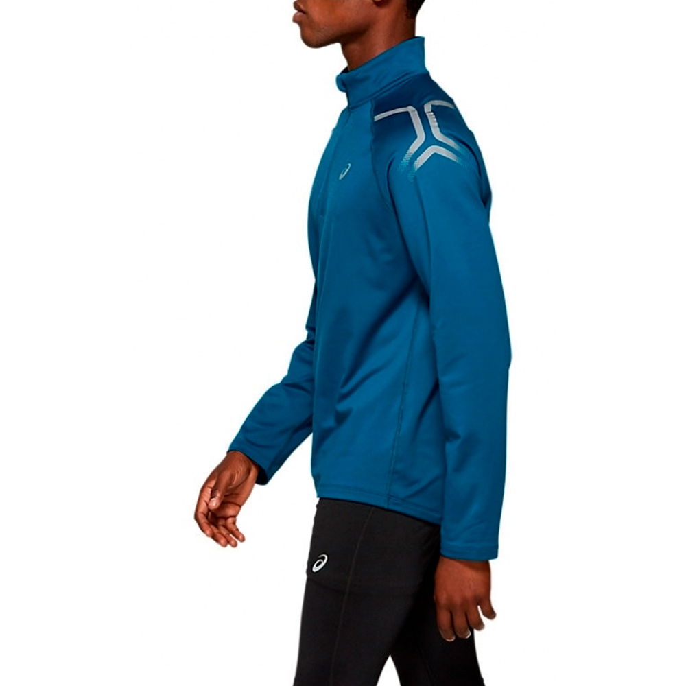 Мужская Толстовка Asics ICON WINTER LS 1/2 ZIP TOP 2XL Синий photo 4