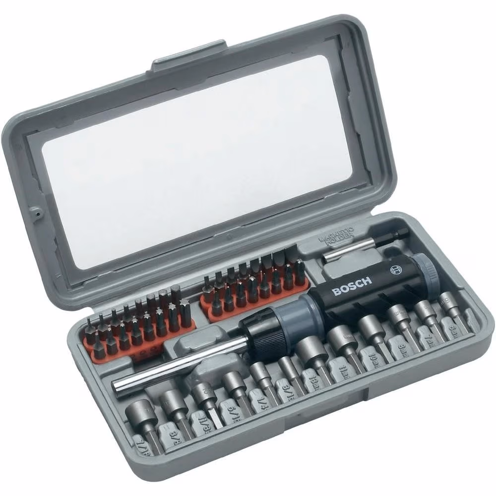 Отвертка с насадками Bosch 2607019504  46 предметов 