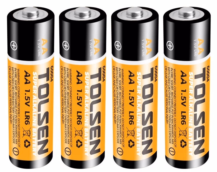 Baterii Super Alcaline AA 1.5V set 4 buc Tolsen 