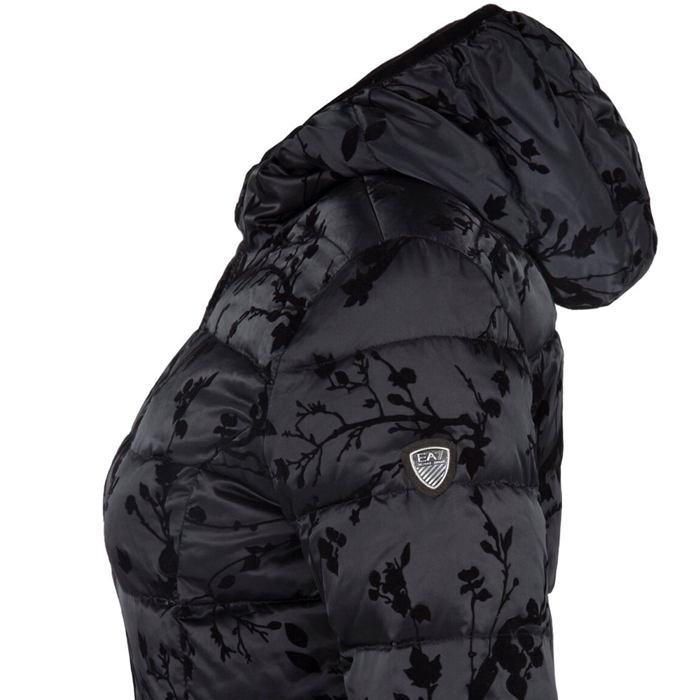 EA7 EMPORIO ARMANI TESSUTO DOWN JACKET L Черный Женский photo 3