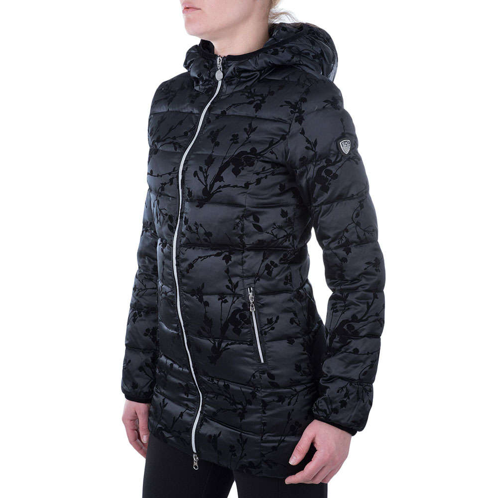 EA7 EMPORIO ARMANI TESSUTO DOWN JACKET L Черный Женский photo 5