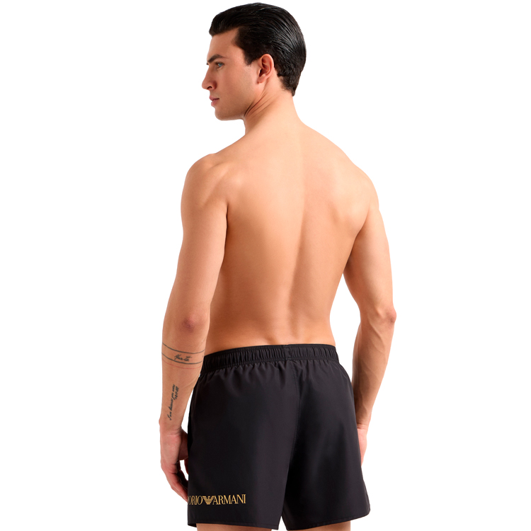 Шорты мужские EA7 EMPORIO ARMANI WATER SPORT BW M EXTENDED LOGO XXL Черный photo 3