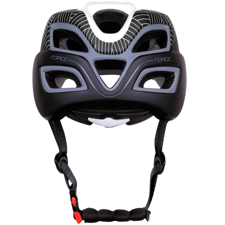 Шлем велосипедный Force AVES MTB Черный/Белый 90299904 photo 2