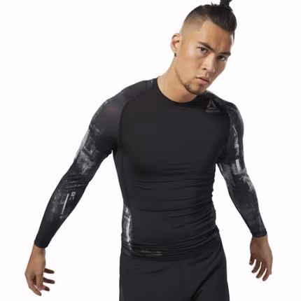  Reebok Combat LS RashGuard 