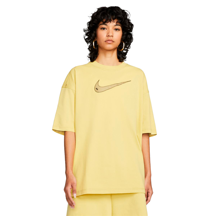 Tricou Nike W NSW SWSH SS TOP S Galben Femei photo 5