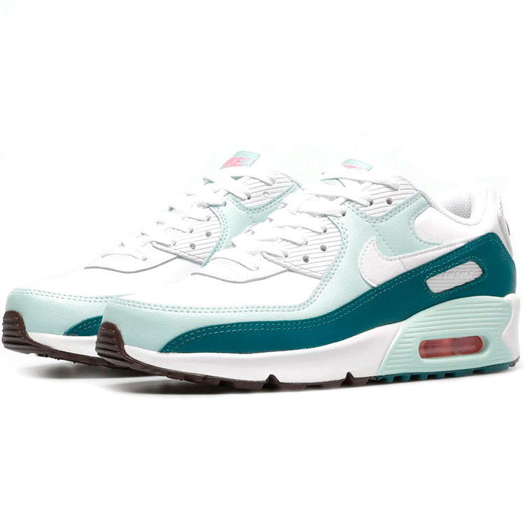 Кроссовки Nike AIR MAX 90 LTR (PS) / Женский / 35 / Белый/Зеленый photo 4