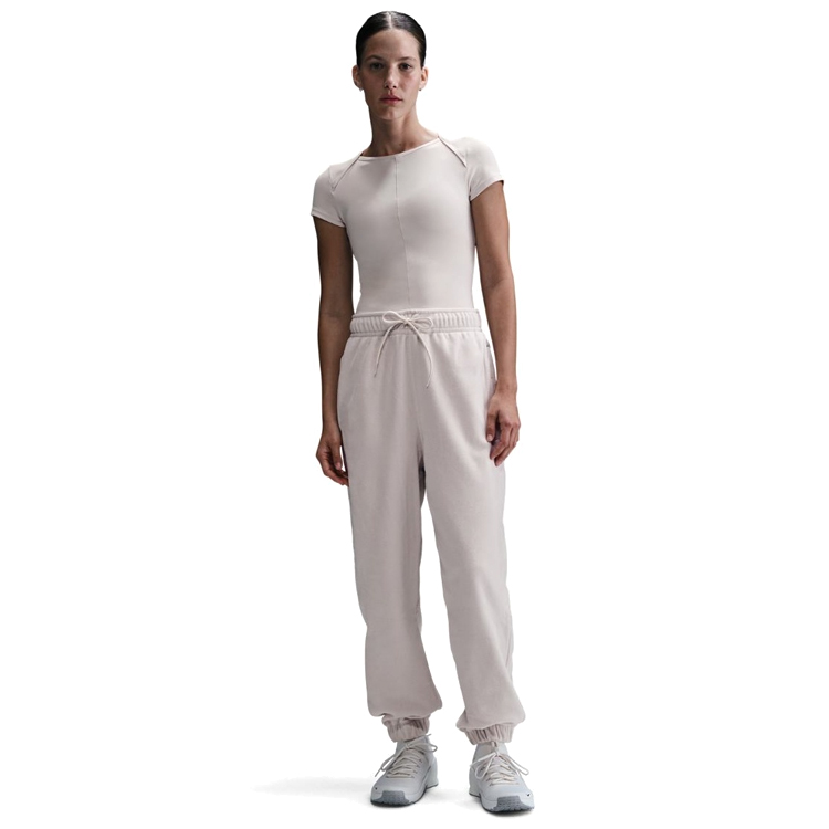 Pantaloni Nike W NK ONE TF PANT POLAR / Femei / L / Bej photo 2