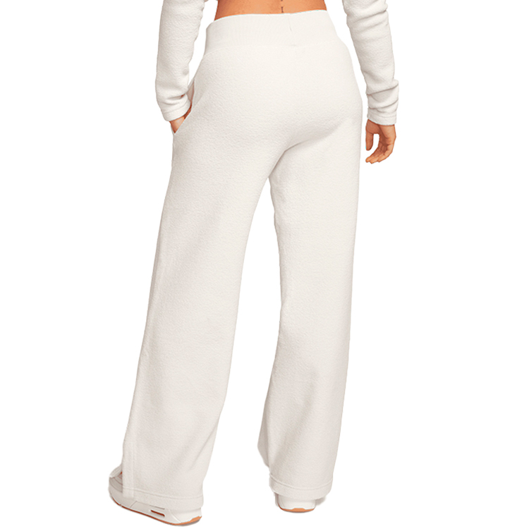 Брюки Nike W NSW PHNX PLSH HR PANT WIDE M Белый Женский photo 5