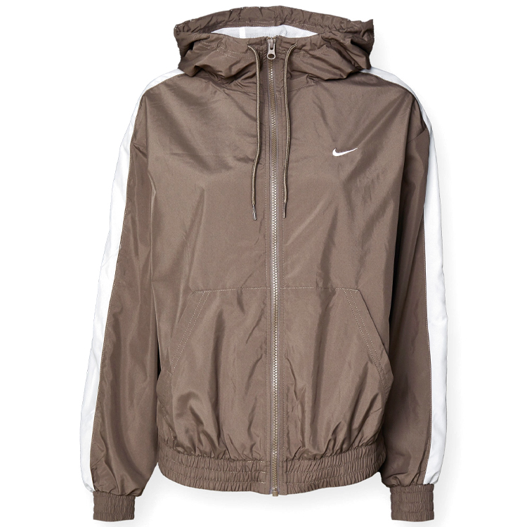 Hanorac Nike W NSW ESSNTL UV WVN JKT HD XS Maro Femei photo 4