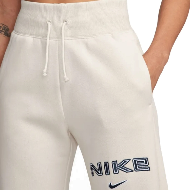 Брюки Nike W NSW PHNX FLC HR LOGO PNT WDE XXS Бежевый Женский photo 2