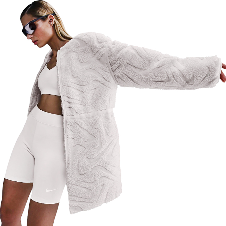 Scurta Nike W NSW COZY HBR JKT M Bej Femei photo 3
