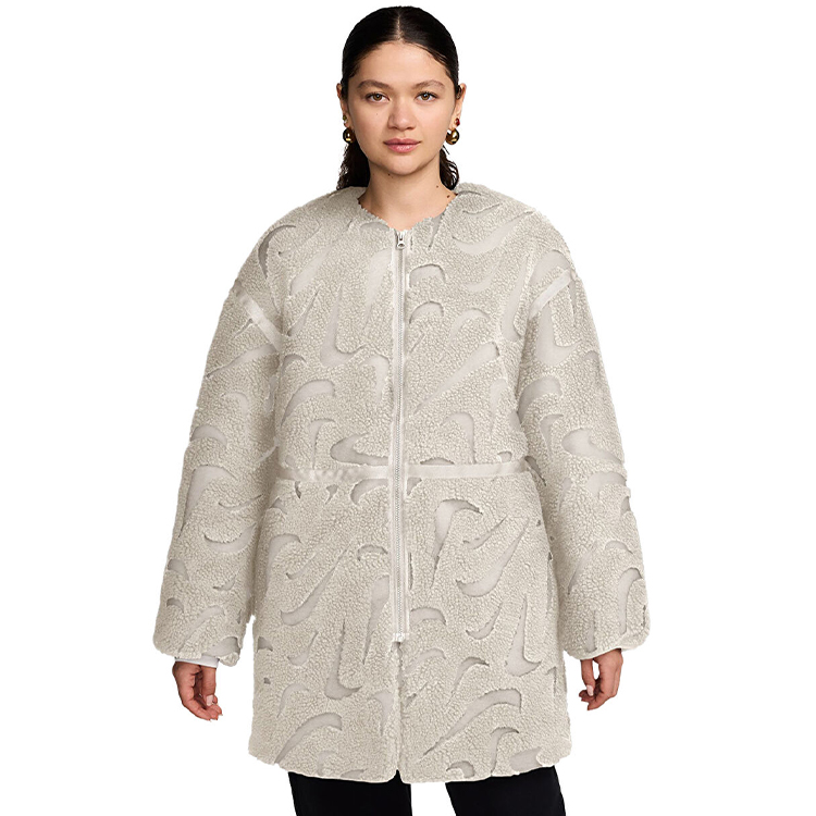 Scurta Nike W NSW COZY HBR JKT M Bej Femei photo 6