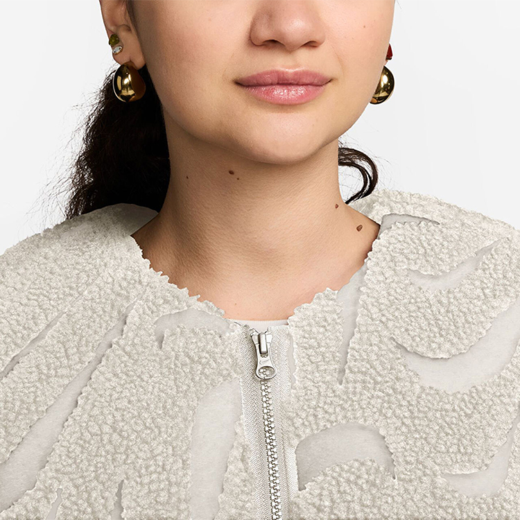 Scurta Nike W NSW COZY HBR JKT M Bej Femei photo 7