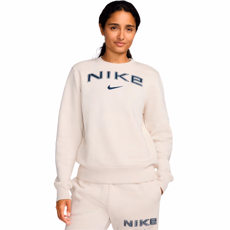 Толстовка Nike W NSW PHNX FLC STD LOGO CREW