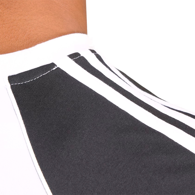 Футболка Adidas BLOCKED TEE OS 2XS Белый/Черный Женский photo 3