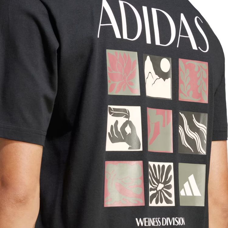 Футболка мужская Adidas M WELLNESS SS T S Черный photo 4