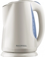 Чайник электрический Maxwell MW1004, 1.7 л, 2000 Вт, Белый