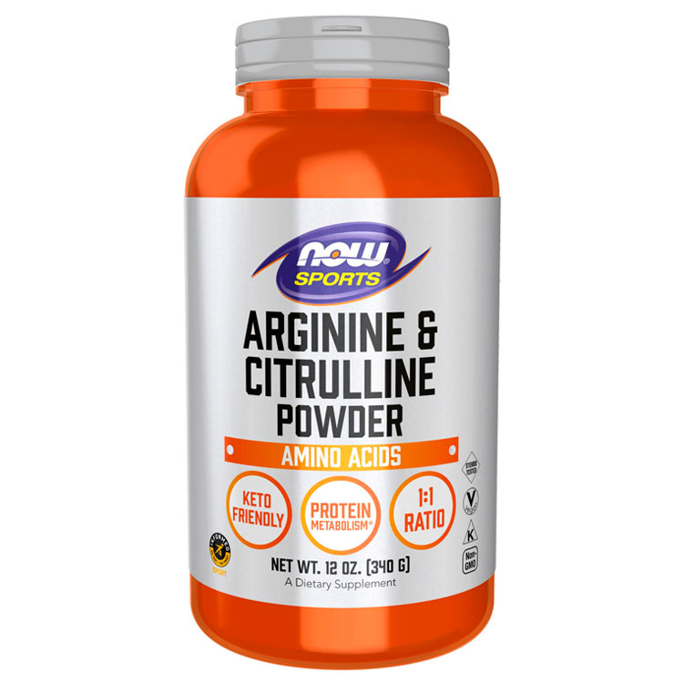 Аргинин и цитрулин Now Sports ARGININE AND CITRULLINE POWDER  12 OZ photo 1