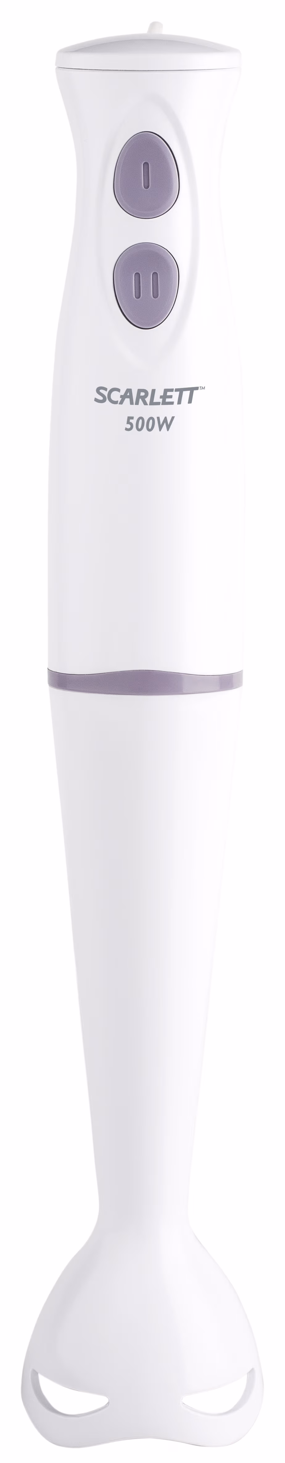 Blender Scarlett SCHB42S04, 500  W, 2 trepte viteza, Alb cu violet 