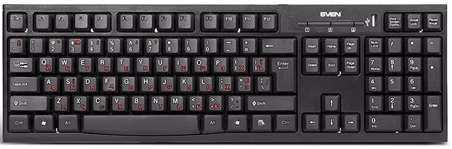 Tastatura cu fir Sven Standard 304 USB+HUB 