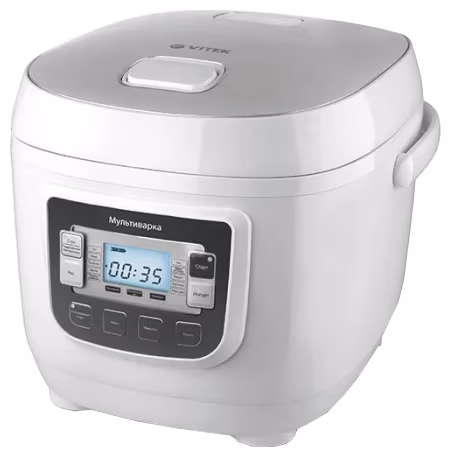 Мультиварка Vitek VT4204, 800 Вт, 10 программ, Белый